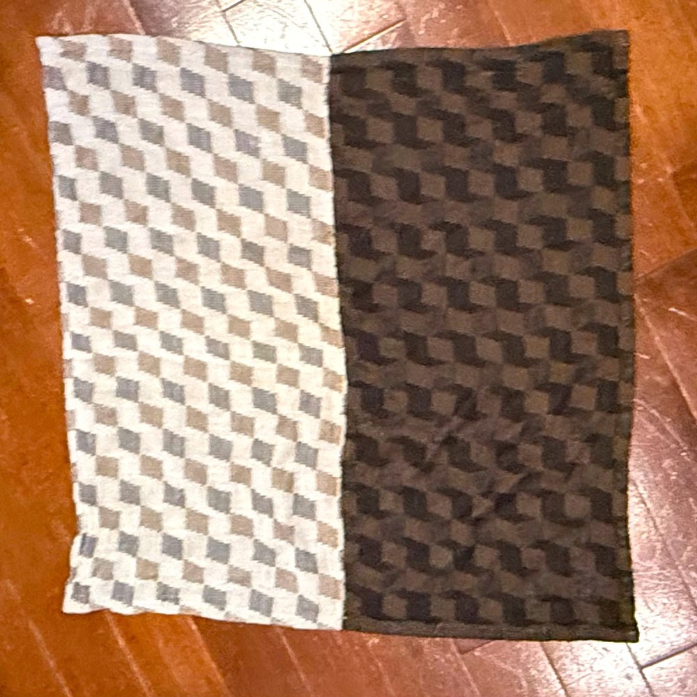 Ace & Jig Black and Gray Geometric Scarf